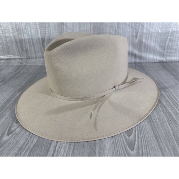 Stetson 5X Fur Felt Dune Hat Sz 7 1/4 Color silverbelly New Mspr $310